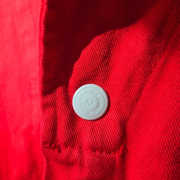 Big Bud Press Mustang Red Coveralls Short Sleeve Jumpsuit Women Size XL Sold Out - Picture 8 of 16